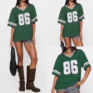 Camiseta de baloncesto personalizada camiseta cuadrada de gran tamaño Unisex gráfico cuello en V Retro malla transpirable Casual sublimación estampado Y2K fútbol - Product Image 4