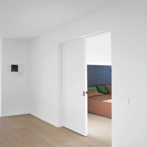 Porta scorrevole tascabile con apertura moderna: creazione di una vista minimalista e senza ostacoli per interni contemporanei - Product Image 1