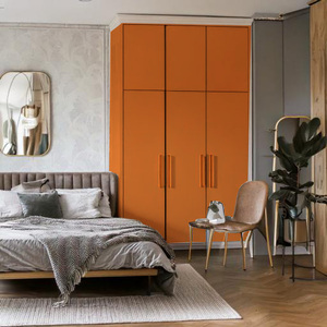 Compact 5037 Orange HPL pour Chambre Minimaliste Brillant Mat Grain de Bois Texture Finition Petits Espaces Dessus de Table - Product Image 2
