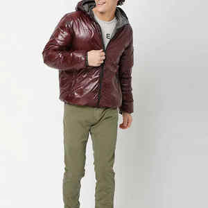 Chaqueta Acolchada Brillante para Hombre, al por Mayor, del Mejor Fabricante, Prenda Exterior de Moda, Suministro en Línea, Chaquetas de Burbuja - Product Image 5