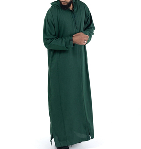 Haute qualité hommes jubahWholesale marocain jubbahThobe ensemble pour hommes vêtements islamiques pour hommes robe pour hommes chaud musulman mâle - Product Image 3