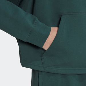 2025 High Quality Oversized Cropped Hoodie for Women <b>Long</b> <b>Sleeve</b> Drawstring Crop <b>Top</b> Drop-Shoulders Custom Print Tracksuit - Product Image 5