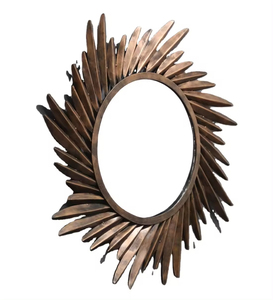 Excelente calidad, espejo de lujo elegante personalizado, nuevo espejo de pared moderno personalizado al por mayor, espejo de pared de Metal moderno hecho a mano - Product Image 1