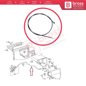 Caja de Almacenamiento BDP1599, Herramienta para Abrir la Tapa de la Caja de Herramientas, Cable de Bloqueo para Camión Axor Actros Kamaz 5490 9408900191 - Product Image 5