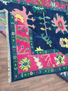 Juego de alfombras Oushak Vintage de 10x8 de alta venta, alfombra de algodón anudada a mano para sala de estar y uso de ejercicio - Product Image 5