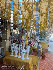 Brillo champán plata oro decoraciones papel círculo puntos guirnalda fiesta serpentinas banderines telón de fondo colgante Banner boda - Product Image 2