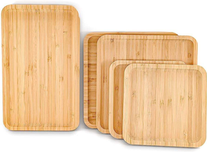 Bandeja de Servir de Madera Hecha a Mano de Calidad de Exportación para Bodas y Fiestas de Proveedor Indio a Precio de Exportación - Product Image 5