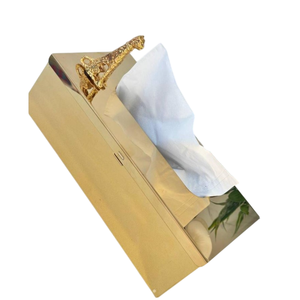 Porta Servilletas Metálico Ecológico Moderno y Único, Caja de Almacenamiento de Pañuelos, Organizador Decorativo de Escritorio para Sala de Estar y Dormitorio - Product Image 6