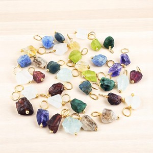 Dijes envueltos en alambre citrino 8-10mm - Product Image 3