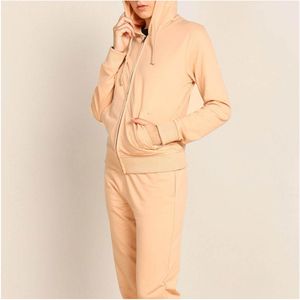 Survêtement en coton avec logo de broderie personnalisé Survêtements unisexe Slim Fit Survêtements Survêtements Ensemble de jogging pour femmes - Product Image 6