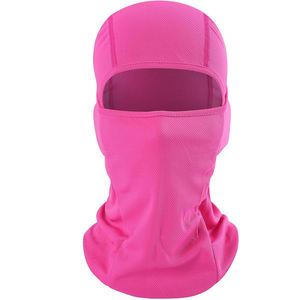Black Mesh Breathable Balaclava <b>Motorcycle</b> Face <b>Mask</b> Headwear Training Cycling Outdoor Sport Image 100% Polyester Quick Dry 2026 - Product Image 1