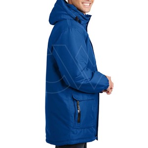 Vente en gros personnalisé 100% polyester coupe-vent résistant à l'eau respirant extérieur veste à capuche coupe-vent pour hommes - Product Image 3