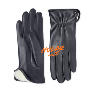 Los mejores guantes de piel de oveja marrones personalizados para mujer con pantalla táctil de invierno para invierno - Product Image 4
