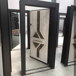 Puerta de Seguridad de Acero Moderna y de Lujo - Solución Antirrobo Duradera y Rentable para Proyectos de Viviendas, Villas y Hoteles - Product Image 2