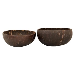 Bols de noix de coco en coquille naturelle écologique de grande taille emballés dans un carton pour une utilisation en cuisine - Product Image 2