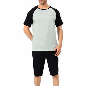Custom OEM Service Summer Wear T-Shirt and <b>Shorts</b> <b>Set</b> For Men Cotton / Polyester Made Best Quality Men T-Shirt and <b>Shorts</b> <b>Set</b> - Product Image 1