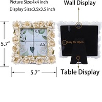 Cadre photo en métal fait main, élégant et très demandé, à poser sur table ou à accrocher au mur, idéal pour les anniversaires, Noël et autres occasions.