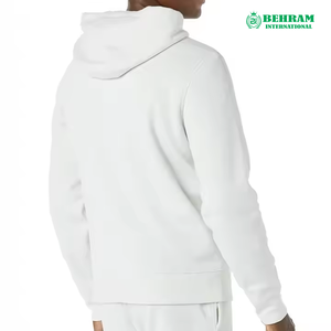 Basics Sweats à capuche zippés personnalisés pour hommes Plus Size Boxy Fit Drop Shoulder Hoodie With Zipper Thick Oversized Full Zip Up Hoodies - Product Image 3