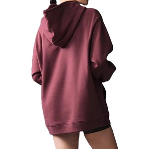 Sweat à capuche d'hiver pour femme en tissu de toile 100% coton, décoration de badge, imperméable et style vintage pour un usage quotidien - Product Image 3