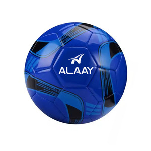 Alaay Ballon de football personnalisé Logo coloré cousu à la machine Extérieur PVC PU TPU Taille 5 Ballons de football 5 pour l'entraînement de match - Product Image 1