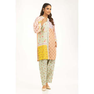 ชุดเซ็ตโบฮีเมียนสำหรับผู้หญิง รุ่น IPST-44834 ผ้าชีฟองพิมพ์ลายแคมบริก ชุดเซ็ต 2 ชิ้น กางเกงขาสั้น สำหรับฤดูใบไม้ผลิ/ฤดูร้อน ไซส์ XS/XS - Product Image 4