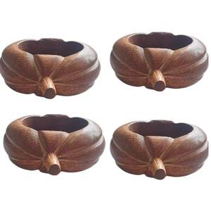 Anillos de Servilleta de Madera Ecológicos y Sostenibles, Diseño Moderno, Opción de Logotipo Personalizado, Decoración de Mesa para Bodas, Fiestas y Eventos, Disponibles en Stock - Product Image 6