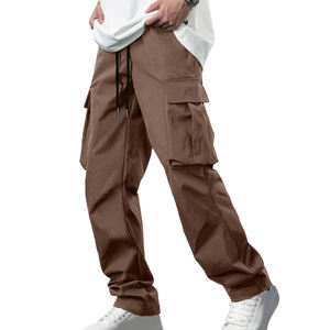 Pantalones Cargo con múltiples bolsillos y logotipo personalizado para hombre, precio barato, pantalones Cargo de alta calidad para hombre a la venta 100% - Product Image 3