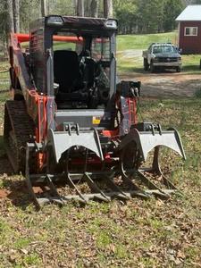 2023 KUBOTA SVL 75-3 SKID STEER WITH FOREST MULCHER - Product Image 2