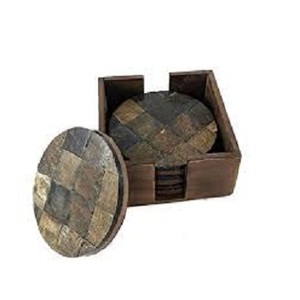 Arrivée chaude 2024 HORN coasters sublimation pad designers Tea/Coffee HORN Coasters Mats Fabricant et exportation de l'Inde PAR SE - Product Image 4