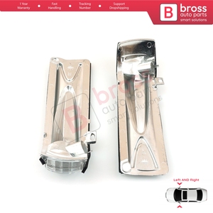 BSP908 2 ชิ้น ไฟเลี้ยวกระจกมองข้างสีขาว รุ่น R+L 71765449 71765377 สำหรับ Doblo 2 Combo D - Product Image 6
