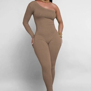 Mode barboteuse maille combinaison pour femmes nouveau design combinaison sexy club wear décontracté respirant pour été combinaison - Product Image 5