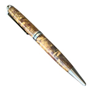 Stylo à bille de luxe en bois stabilisé fait main de haute qualité pour les professionnels - Product Image 5