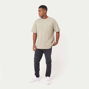 Camisetas al por Mayor con Impresión Personalizada de su Logotipo, Camisetas de Verano de Algodón para Hombre, Transpirables, de Secado Rápido, Talla Grande, en Existencia - Product Image 3