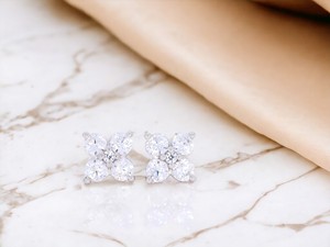 Modern Elegance 1.25Ct Lab Grown Diamond <b>Screw</b> <b>Back</b> Stud <b>Earrings</b> in 14K White Gold WholeSale OEM - Product Image 6