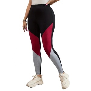 Venta al por mayor de mallas de fitness de gran venta para las mujeres precio barato mallas de yoga acanaladas ajustadas | Servicio OEM - Product Image 2