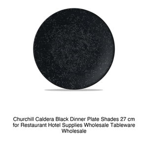 Platos Negros para Cena Churchill Caldera de 27 cm para Restaurantes, Hoteles, Suministros al por Mayor, Vajilla al por Mayor - Product Image 2