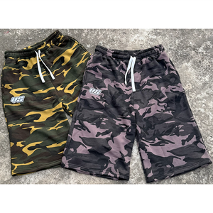 Polyester/Cotton Premium Fleece Breathable Drawstring <b>Camo</b> Casual Gym Running Sweat <b>Shorts</b> Custom Logo OEM Streetwear <b>Shorts</b> - Product Image 6