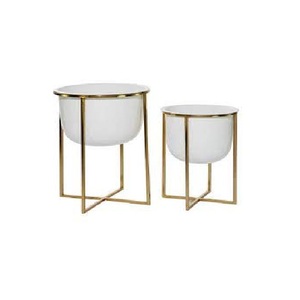 Maceta de Metal para Flores, Decoración de Interiores y Exteriores para el Hogar y Restaurantes, Macetas para Jardín, Juego de Macetas para Vivero - Product Image 2