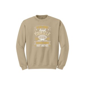 Sweat-shirt en mélange de coton avec des thèmes de bouddha imprimés Style décontracté 12 options de couleur 260-280 Placement de conception personnalisable GSM lourd - Product Image 6