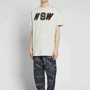 เสื้อยืดแห้งเร็วของผู้ชายสำหรับมืออาชีพเสื้อยืดผ้าคอตตอนปักลาย100% ออกแบบโลโก้ได้ตามต้องการ - Product Image 2