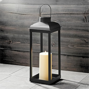 Fancy Home Decor Metal <b>Lantern</b> Tall <b>Black</b> Metal Decorative <b>Candle</b> Holder Outdoor Hanging <b>Lanterns</b> for Festive Decor at Low Price - Product Image 6
