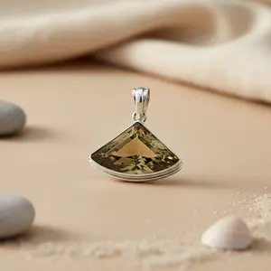 Collier pendentif en argent 925 avec pierre précieuse en forme de larme, plaqué rhodium, or rose, style religieux, pendentifs de charme, bijoux - Product Image 3