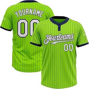 Conception personnalisée Baseball personnalisé petit lot uniforme équipe chemise Softball Jersey chemises sublimé Baseball Jersey - Product Image 1