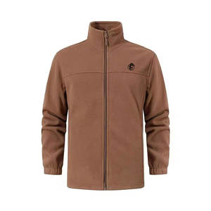 Nuevo estilo de chaqueta de invierno para hombre, con cuello alto y cremallera, hecha de tejido de lana/algodón. - Product Image 1