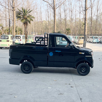 Mini véhicule électrique à quatre roues de fabrication chinoise, 60V, haute puissance, 2026 RWD - Transmission automatique, sièges en cuir et intérieur lumineux, pick-up