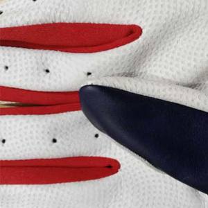 Guantes de béisbol de cuero Cabretta suave de ajuste personalizado de alta calidad, transpirables, cómodos en rosa, azul, guantes de bateo personalizables - Product Image 5