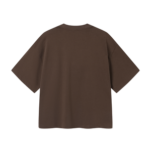 Logotipo personalizado de alta calidad 275gsm 100% algodón Dtg Print Drop Shoulder Sport Oversize Heavyweight Cotton T-shirt Haus Industries - Product Image 1