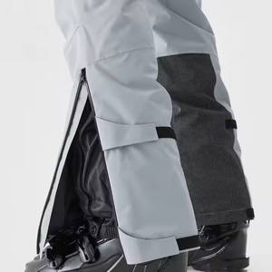 Pantalones de esquí y snowboard transpirables impermeables para hombre, pantalones cálidos para exteriores de tabla individual y doble con técnicas impresas - Product Image 4