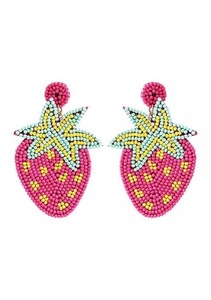 Boucles d'oreilles en coton brodé à la main, art des fibres, bijoux, broderie, fleurs, design botanique, forme de pétale de rose, cadeau de mariage - Product Image 2