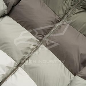 Chaqueta acolchada con cuello levantado, duradera, impermeable, 100% de poliéster, chaquetas Unisex con burbujas para mujeres y hombres - Product Image 4